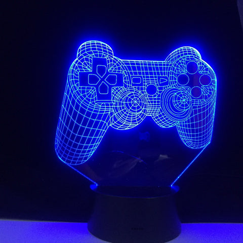 P4P Game Pad Led Night Light for Kids Child Bedroom Decor Shop Ideal Colors Changing Desk Table Gift Dropshipping