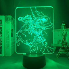 Anime Attack on Titan 3d Lamp Erwin Smith Light for Bedroom Decoration Kids Gift Attack on Titan LED Night Light Erwin Smith