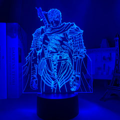 Anime Led Light Berserk Guts Figure for Bedroom Decorative Night Light Birthday Gift Kids Room 3d Table Lamp Manga Berserk