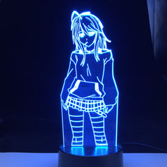 Anime Led Light Kamisama Kiss Tomoe Figure for Bedroom Decor Night Light Birthday Gift Room 3d Lamp Manga Kamisama Kiss Dropship