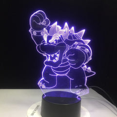 Cute Cartoon Dragon 3D lamp USB LED Lamp Amazing Animal Table Night Light Kids Birthday Gift Desk lighting Dropshipping