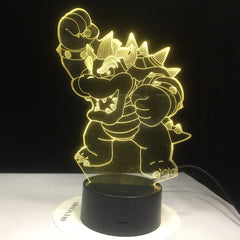 Cute Cartoon Dragon 3D lamp USB LED Lamp Amazing Animal Table Night Light Kids Birthday Gift Desk lighting Dropshipping