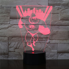 Cartoon Fat Man 7/16 Colors Chang 3D LED Night Light Sleep Bedroom Decor Lamp Love Valentines Gift Dropshipping 3D-2475