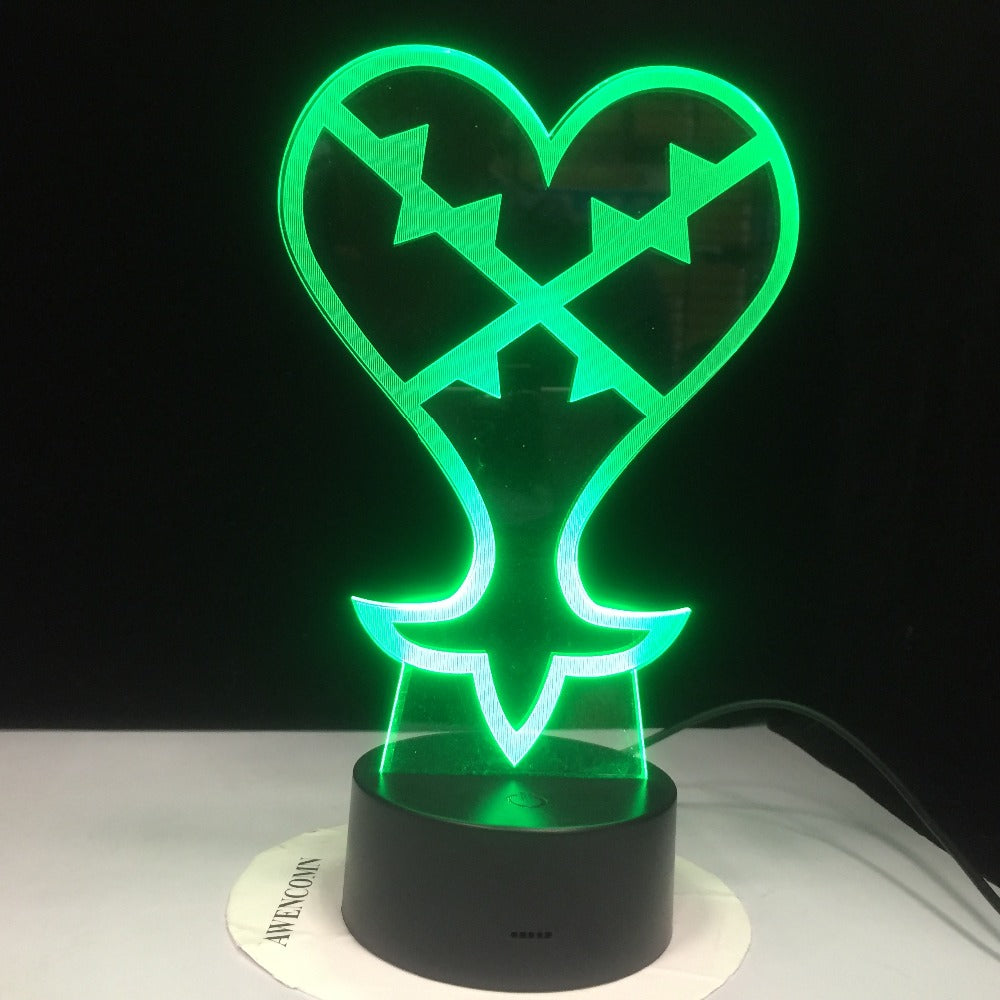Figure 3D Lamp Lighting LED USB Mood Night Light Multicolor Animal Luminaria Gifts for Kids Ocean Lover Bedside Decor