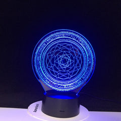 Israel Simble Geometry Hexagon 3D LED Night Light USB Table Lamp Bedside Home Decor Creative 7 Colors Gradients Dropshipping