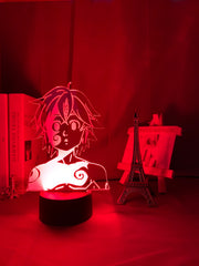 Acrylic Night Light Lamp Manga The Seven Deadly Sins Gadget for Home Room Decorative Light Meliodas Figure Kids Table Lamp Gift