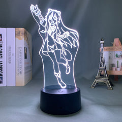 3D LED Lamp Anime Figure Bedroom Desk Decoration Small Night Light for Children's Festival Birthday Gifts The Rising USB link Charging