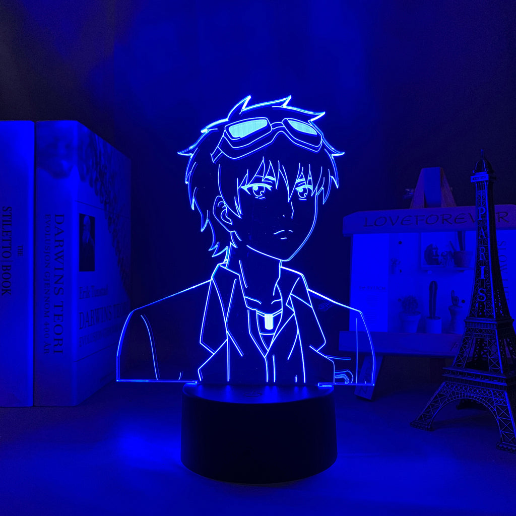 High Rise Invasion Rika Honjo Anime Figure 3D LED Night Lamp Home Bedroom Desk Decoration Children's Festival Birthday gifts USB link Charging