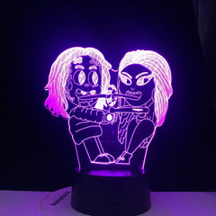 Rapper 6ix9ine Character Famous Fans Popular Gifts Family Party Decor 16 Colors Night Lamp Dropshipping Birthday Christmas lamp