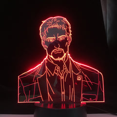 Reiner Braun for Bedroom Decor Light Kids Birthday Gift Attack on Titan 3d Lamp USB 3d Led Night Light Anime Attack on Titan