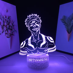 Jujutsu Kaisen Series Anime Figure Night Light  Bedroom Decoration Night Light Acrylic Manga Table Lamp 3D LED Light