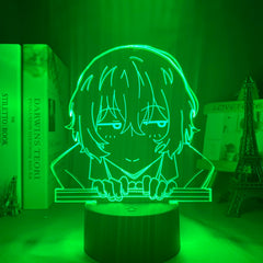Bungo Stray Dogs Osamu Dazai Lamp for Room Decor Friend Birthday Gift Gadget Nakahara Chuya Night Light Anime Neon Light Dazai