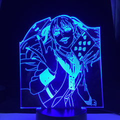 Anime Kakegurui Lamp Jabami Yumeko From Compulsive Gambler Gift for Bedroom Decor Nightlight Japanese Waifu 3D Led Night Light