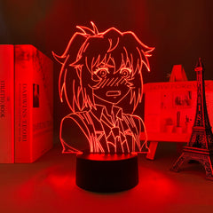 High Rise Invasion Nise Mayuko 3D LED Lamp Anime Figure Bedroom Desk Decoration Small Night Light for Children's Festival Birthday Gifts Neon Lights With Remote