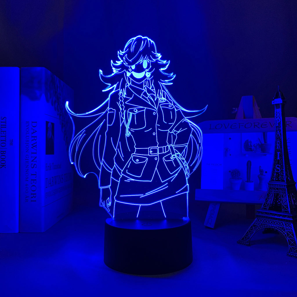 3D LED Lamp Anime Figure  High Rise Invasion Nishi Yayoi Bedroom Desk Decoration Small Night Light for Children's Festival Birthday Gifts Neon Lights With Remote
