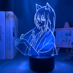 Anime Led Light Kamisama Kiss Tomoe Figure for Bedroom Decor Night Light Birthday Gift Room 3d Lamp Manga Kamisama Kiss