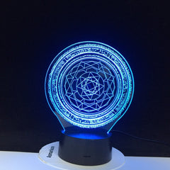 Israel Simble Geometry Hexagon 3D LED Night Light USB Table Lamp Bedside Home Decor Creative 7 Colors Gradients Dropshipping
