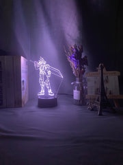 3D Led Night Light Cloud Strife Figure Colorful Nightlight for Kids Bedroom Decor Light USB Table Lamp Game Final Fantasy Gift