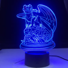 How to Train Your Dragon 2 Anime 3D Small Night Light Home Bedroom Table Decoration for   Children's Festival Birthday Gifts LED Lamp