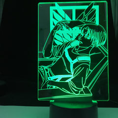 Levi Ackerman Anime Attack on Titan for Home Room Decor Light Child Gift Captain Levi Ackerman 3d LED Night Light Drop shipping