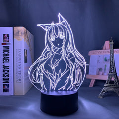 Nekopara Led Night Light for Bedroom Decor Gift Nightlight Anime Waifu Table 3d Lamp Nekopara