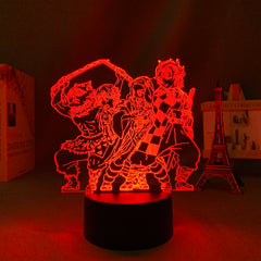 3D LED Lamp Demon Slayer Kimetsu No Yaiba Anime Figure Bedroom Desk Decoration Small Night Light for Children's Festival Birthday Gifts