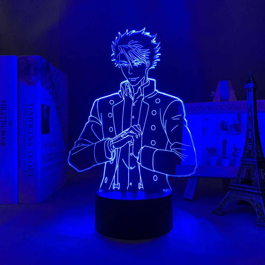 3D LED Lamp Anime Figure  Bedroom Desk Decoration Small Night Light for Children's Festival Birthday Gifts Moriarty The Patriot Sebastian Moran