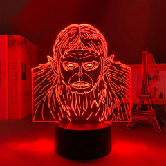 Anime Led Light Attack on Titan Beast Titan for Bedroom Decor Night Light Kid Birthday Gift Manga Shingeki No Kyojin 3d Lamp