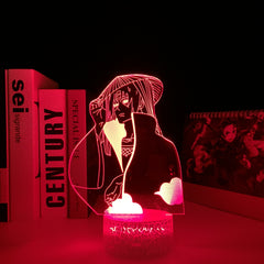3D Lamp Akatsuki Anime Home Decor Children's Festival Birthday gifts USB Link Charging  Multiple Color Changes With Remote Control