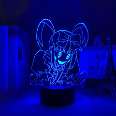 3D LED Lamp Anime Figure  High Rise Invasion Enis Bedroom Desk Decoration Small Night Light for Children's Festival Birthday Gifts Neon Lights With Remote