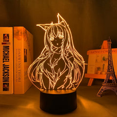 Nekopara Led Night Light for Bedroom Decor Gift Nightlight Anime Waifu Table 3d Lamp Nekopara