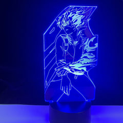 Anime My Hero Academia Shoto Todoroki for Bedroom Acrylic 3D Lamp Decor Nightlight Kids Fans Birthday Gift Manga Led Night Light