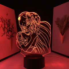 Anime Elfen Lied Lucy Nyu Figure Desk Lamp Acrylic LED Home Room Decoration Birthday Gift 7 Colors