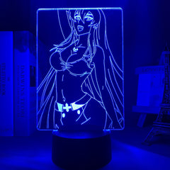 Led Night Light Akame Ga Kill Esdeath 3d Lamp Anime for Room Decor Nightlight Kid Child Birthday Gift Akame Ga Kill Esdese Light