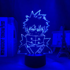 3d Led Night Light Anime My Hero Academia for Bedroom Decor Birthday Gift Manga Gadget My Hero Academia Katsuki Bakugo Lamp 3d