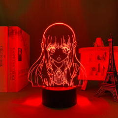 High Rise Invasion Kuon Shinzaki 3D LED Lamp Anime Figure  Bedroom Desk Decoration Small Night Light for Children's Festival Birthday Gifts Neon Lights With Remote