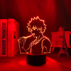 3d Led Night Lamp Bakugo My Hero Academia for Room Decor Birthday Gift Manga Gadget My Hero Academia Katsuki Bakugo Light Anime