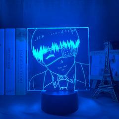 3d Lamp Anime Tokyo Ghoul Ken Kaneki Light for Kids Bedroom Decor Night Light Birthday Gift Manga Gadget Tokyo Ghoul Lamp Kaneki