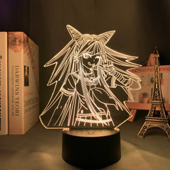 Danganronpa Led Night Light Ibuki Mioda Lamp for Bedroom Decor Kids Gift Danganronpa Acrylic 3d Lamp Ibuki Mioda