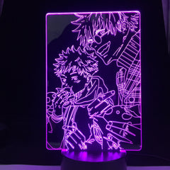 Anime Lamp Satoru Gojo Jujutsu Kaisen Led Night Light Yuji Itadori for Room Deco Birthday Gift Jujutsu Kaisen Lamp Yuji Itadori