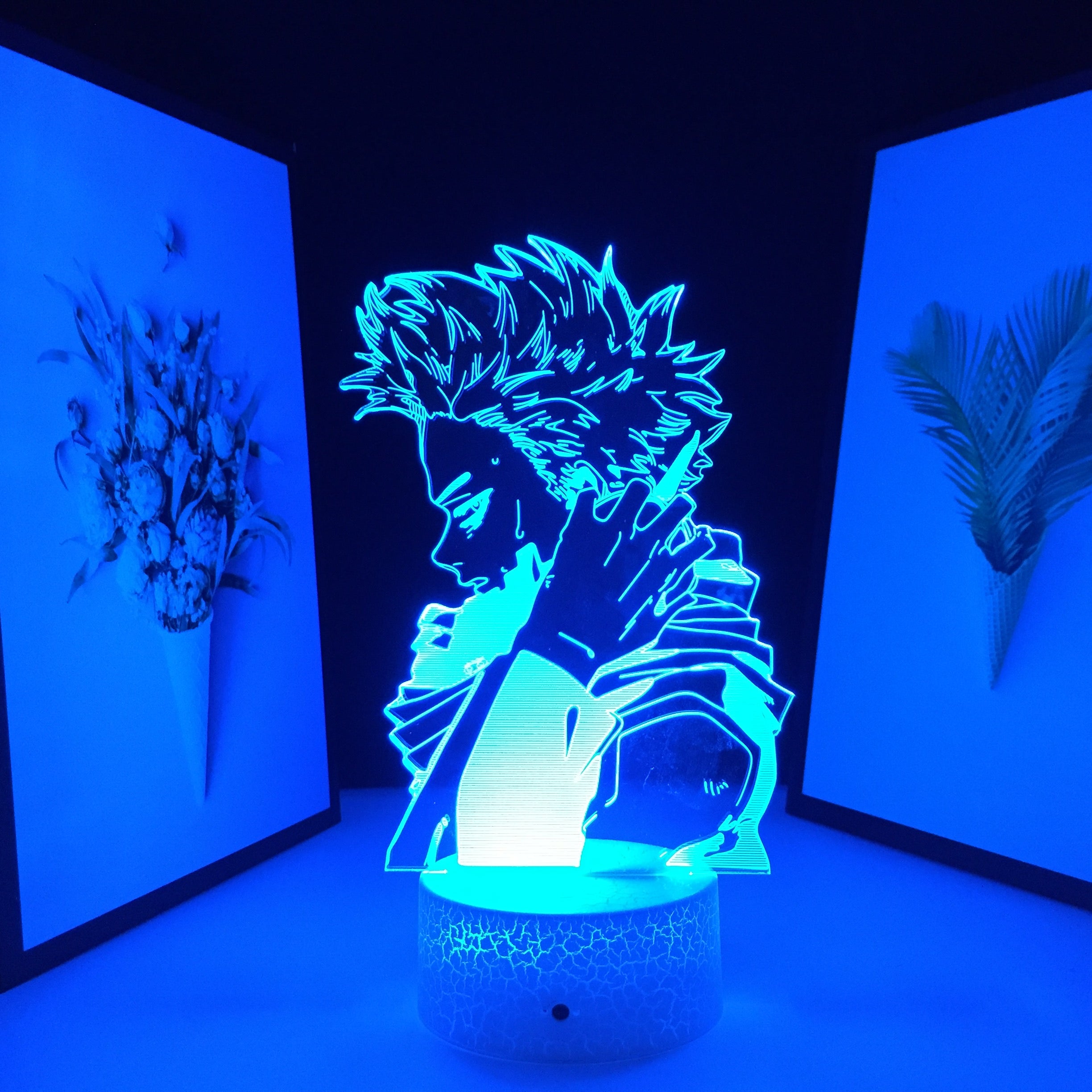 Anime 3D LED Night Light My Hero Academia Hitoshi Shinso Lamp for Bedroom Decor Birthday Gift Light Manga Gadget Table Lamp