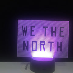 Game We The North 3D Led Night Light for Office Room Decor Nightlight Touch Switch Color Changing Atmosphere Lamp Dropshipping