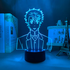 3D LED Lamp Anime Figure Bedroom Desk Decoration Moriarty The Patriot John H Watson Small Night Light for Children's Festival Birthday Gifts