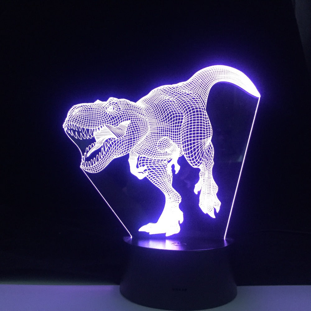 Dinosaur 16 Colors 3D LED Night light Lamp Remote Control Table Lamps Toys Christmas Gift For kid Home Decoration 3D Night Light