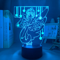 3d Led Light Anime Cardcaptor Sakura for Bedroom Decor Night Light Kids Brithday Gift Manga Room Table 3d Lamp Cardcaptor Sakura