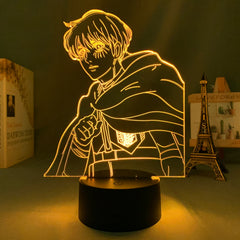 Anime Lamp Attack on Titan 4 Armin Arlert Figure for Bedroom Decor Night Light Kids Birthday Gift Shingeki No Kyojin 3d Light