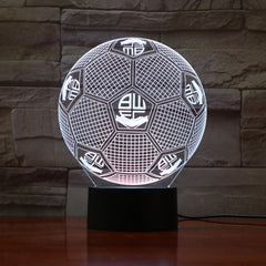Football 28 - 3D Optical Illusion LED Lamp Hologram