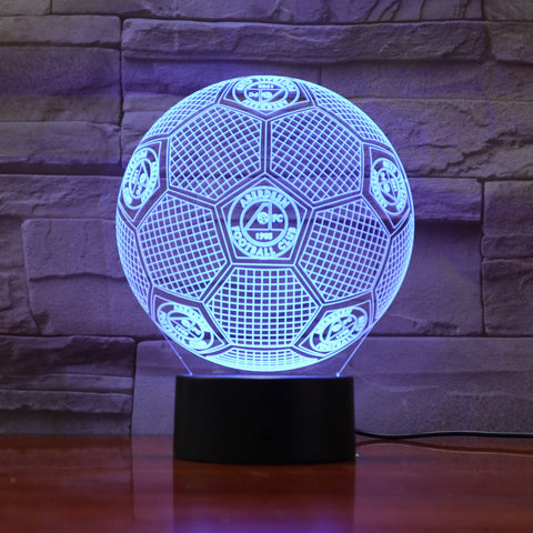 Football 29 - 3D Optical Illusion LED Lamp Hologram