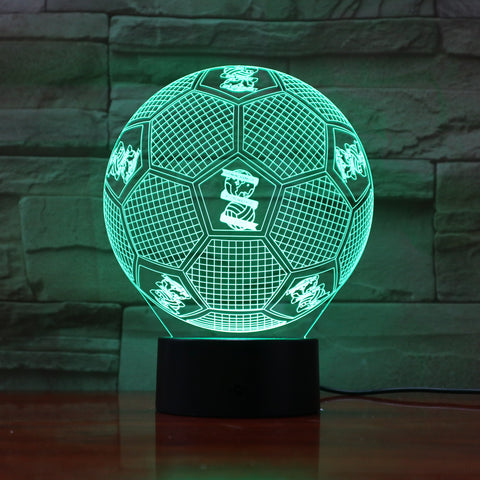 Football 30 - 3D Optical Illusion LED Lamp Hologram