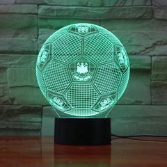 Football 13 - 3D Optical Illusion LED Lamp Hologram